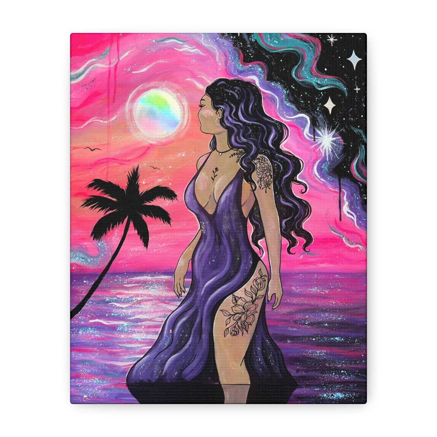 Sunset Seductress Canvas Print