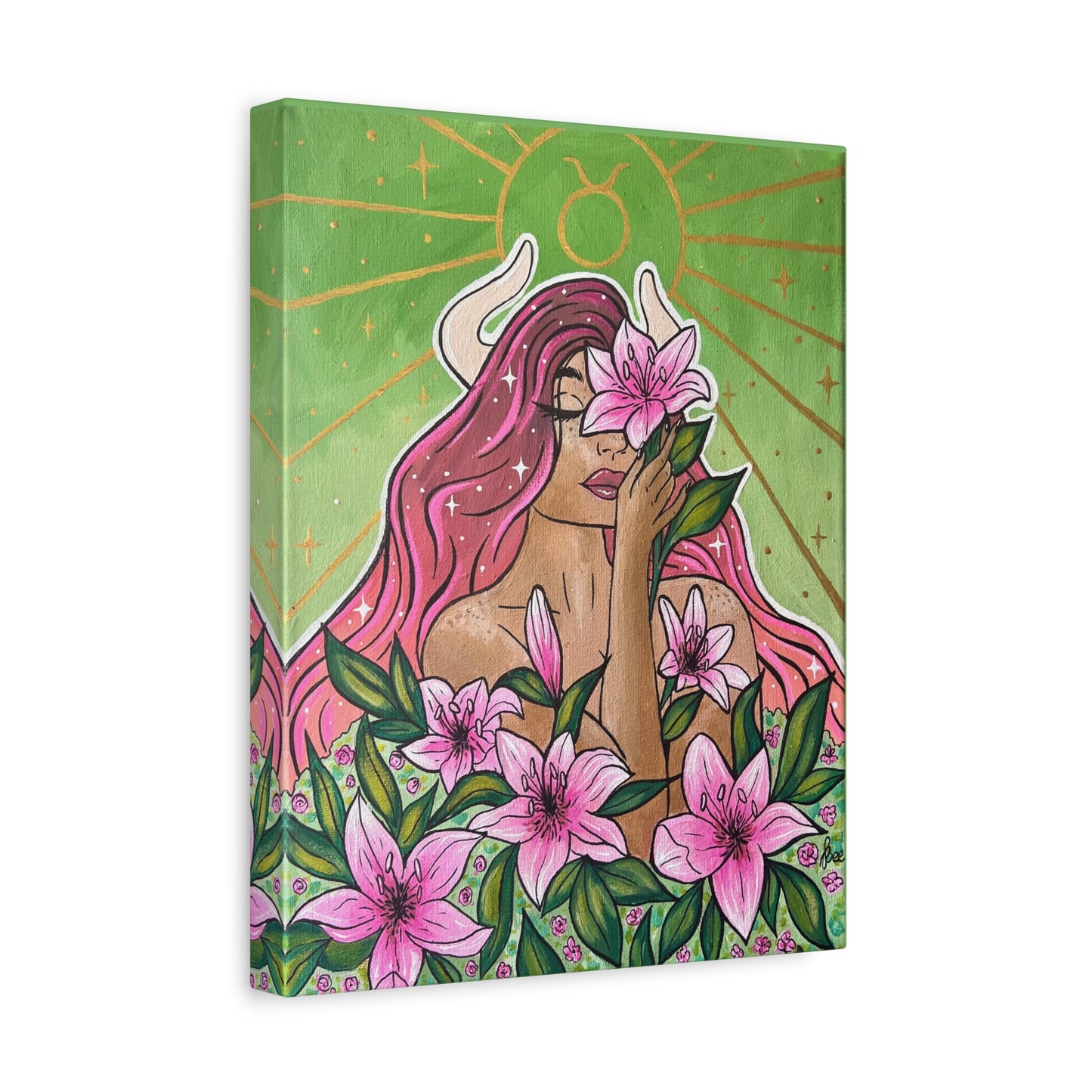 Taurus Goddess Canvas Print