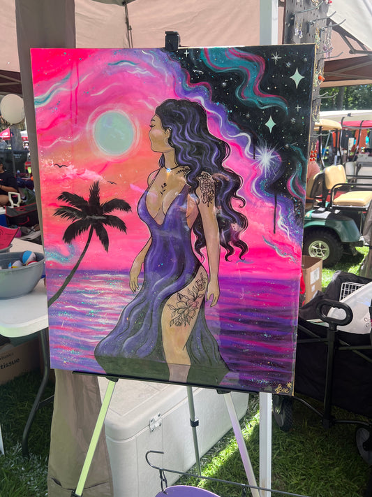 Sunset Seductress Original Painting