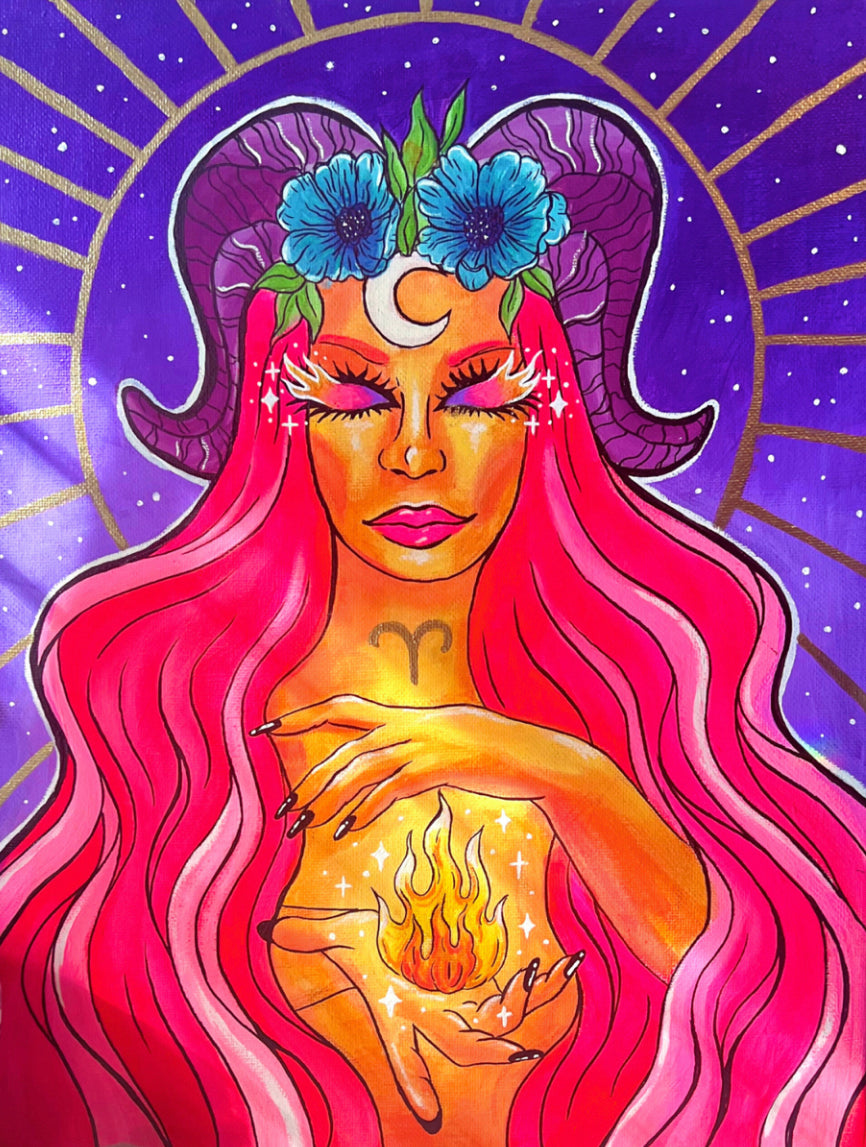 Aries Goddess Print