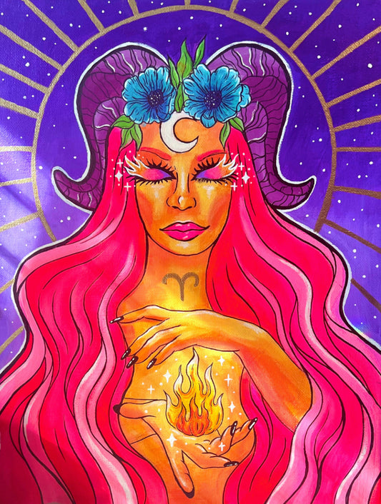 Aries Goddess Print
