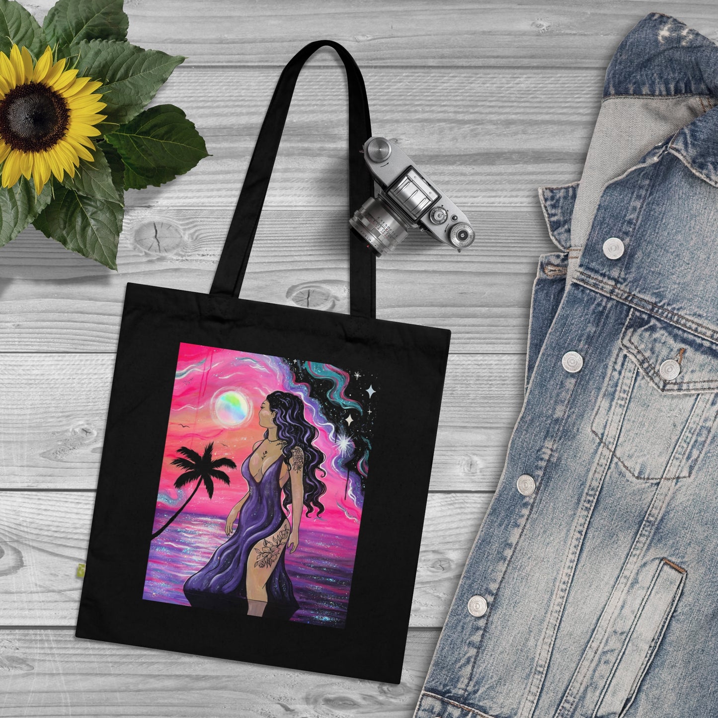 Sunset Seductress Organic Cotton Tote Bag