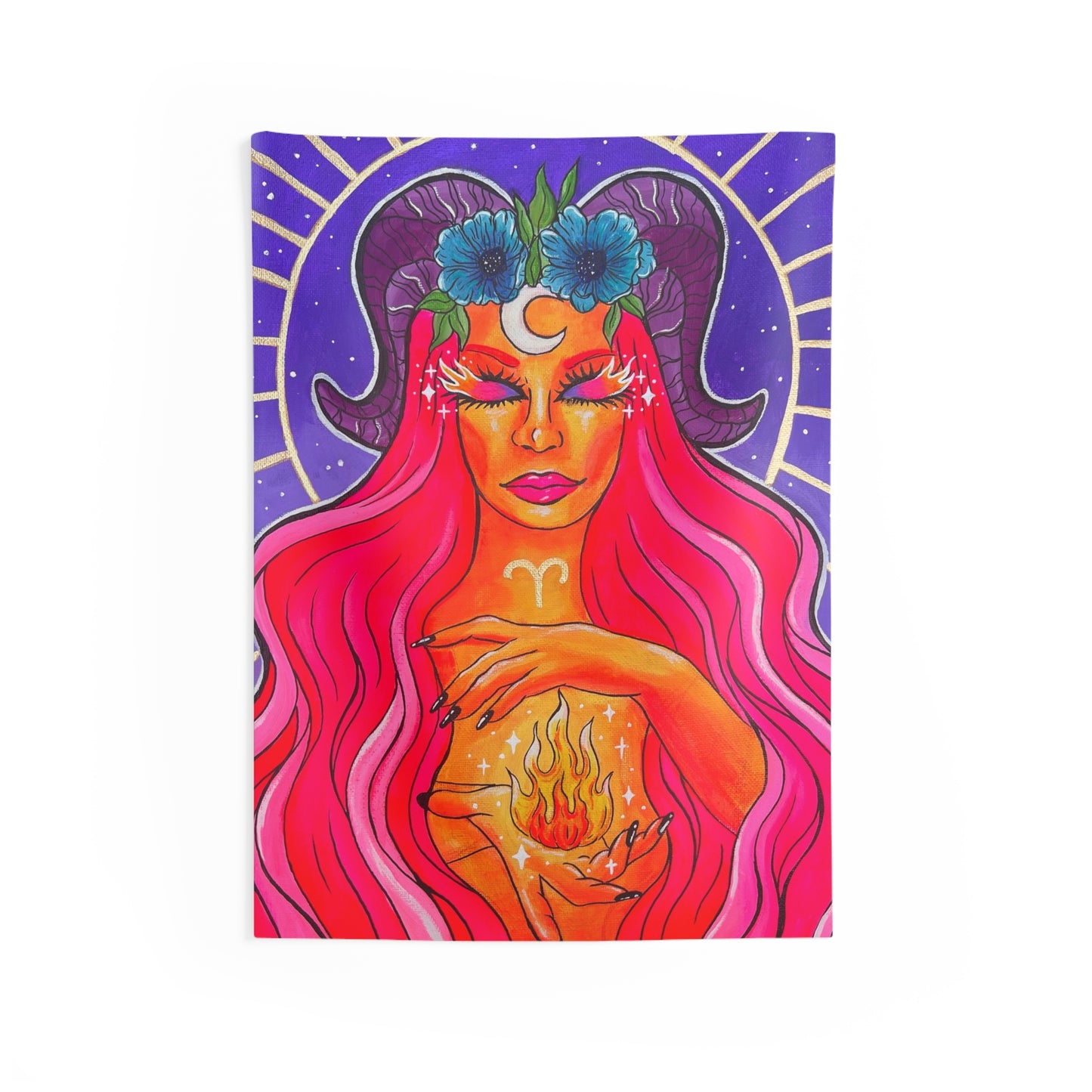 Aries Goddess Tapestry