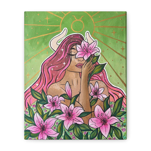 Taurus Goddess Canvas Print