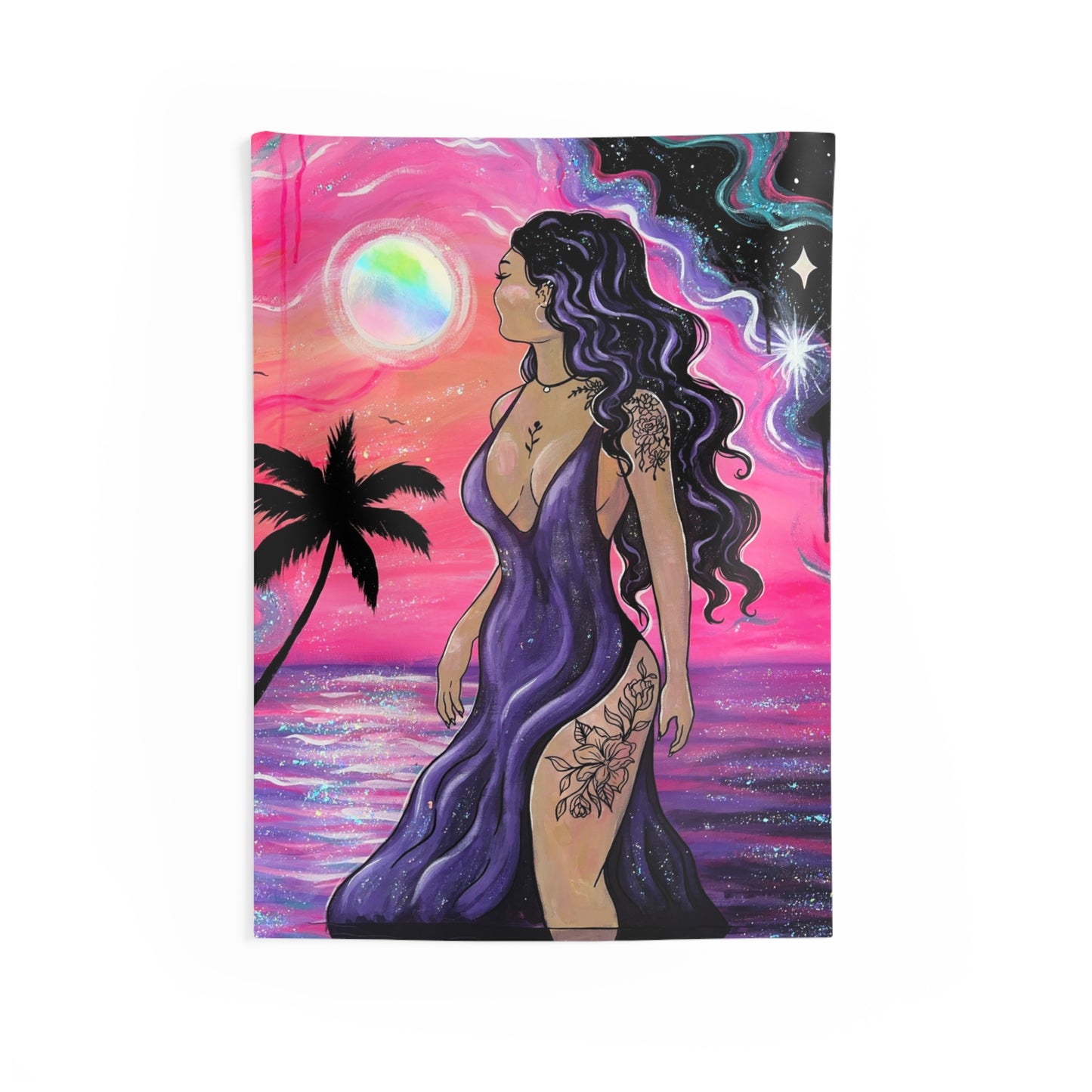 Sunset Seductress Tapestry