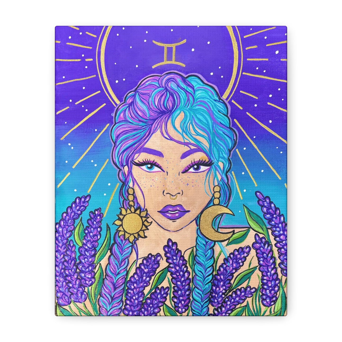 Gemini Goddess Canvas Print