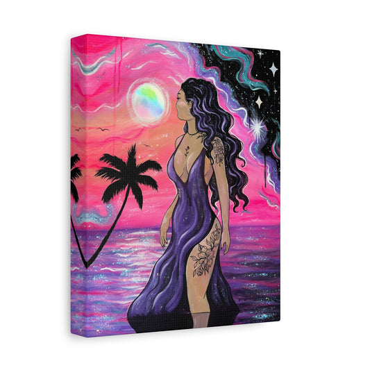 Sunset Seductress Canvas Print
