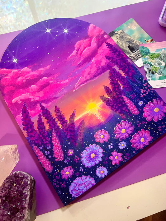 Lavender Twilight- Original Painting