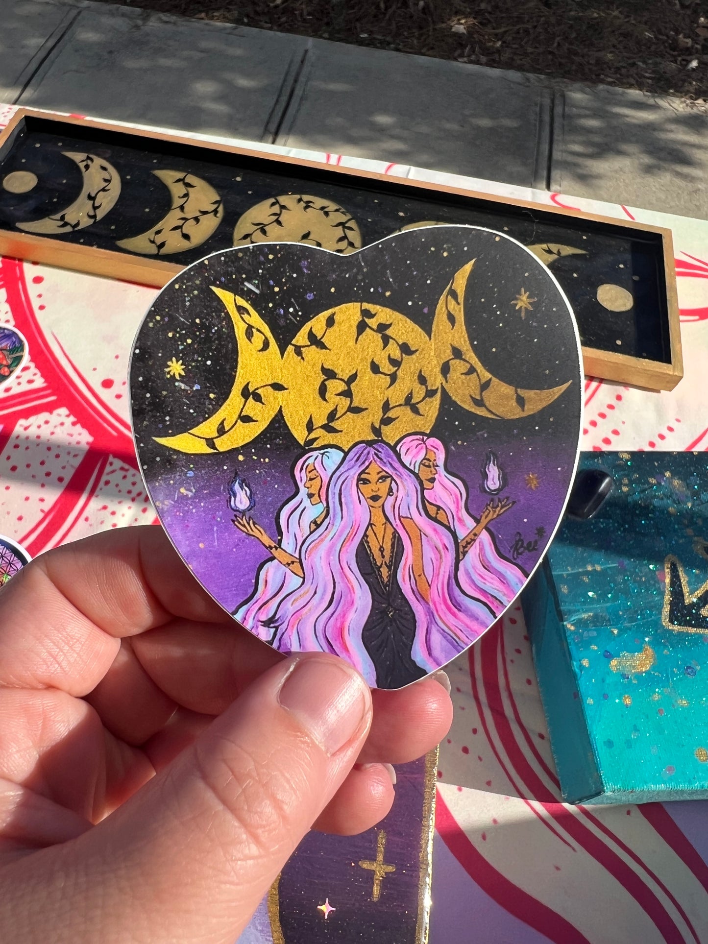 Heart of Hecate Sticker