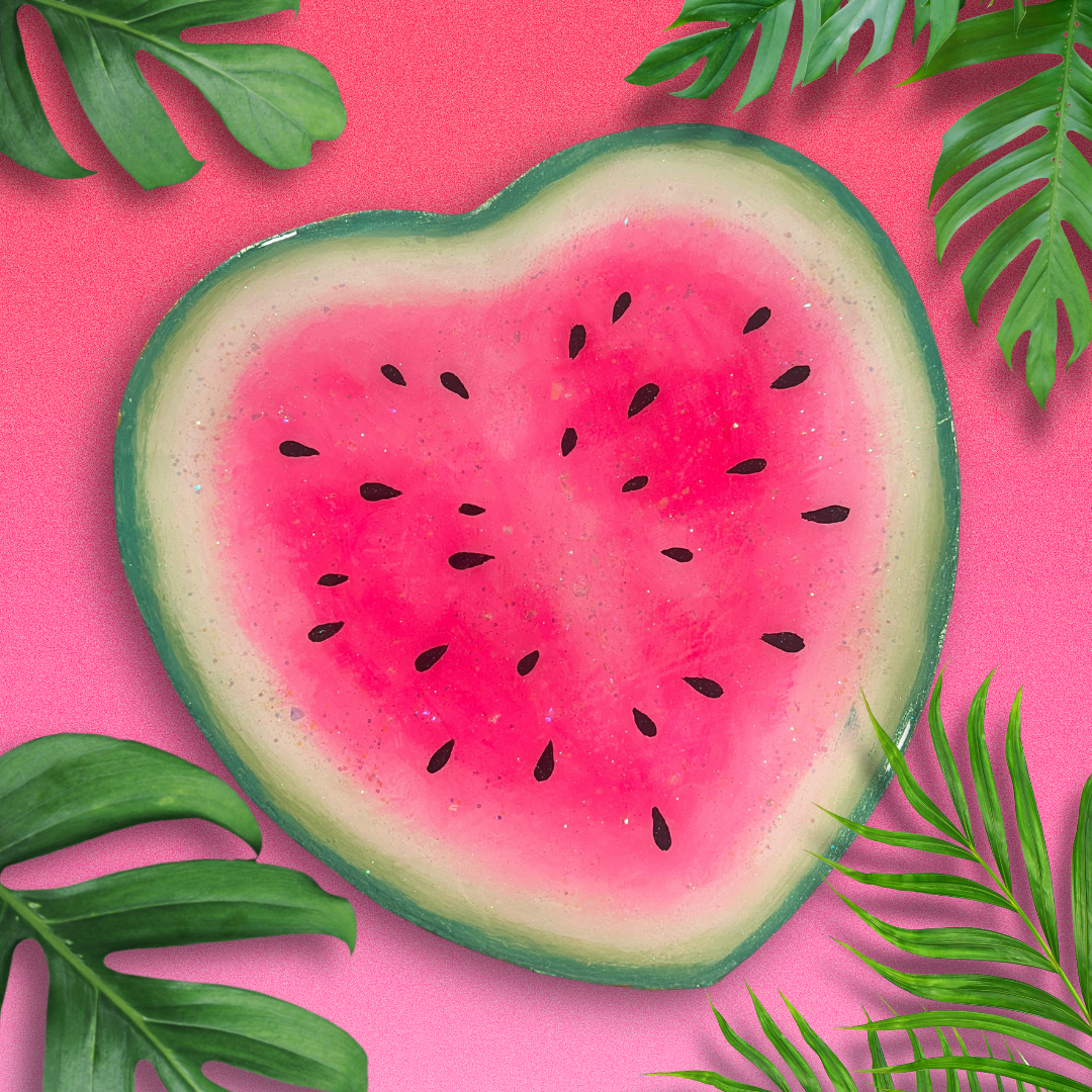 Free Palestine Watermelon Heart