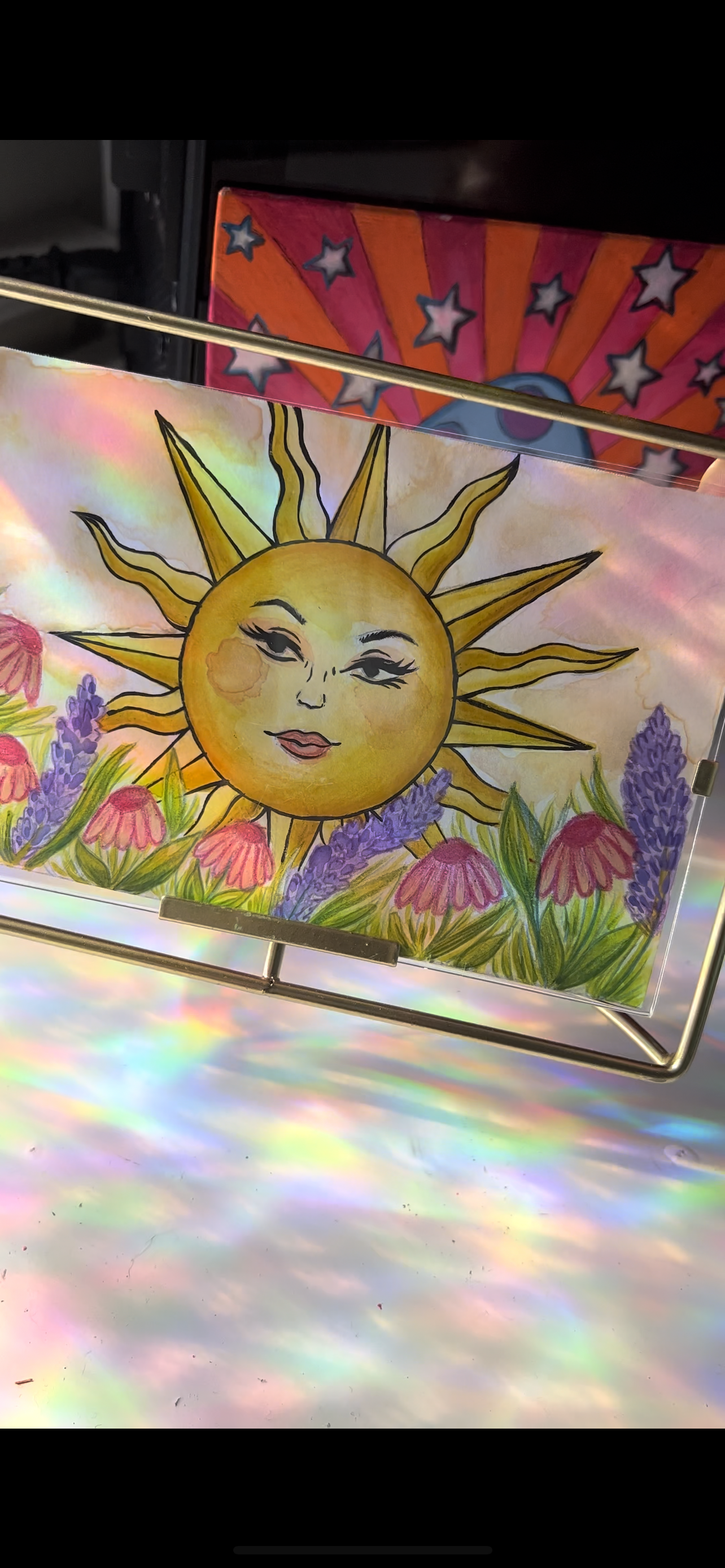 Sunshine Original Water Color Painting