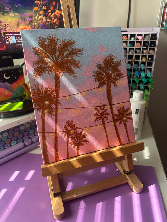 The Drive Home- Original Handpainted Canvas 8x10