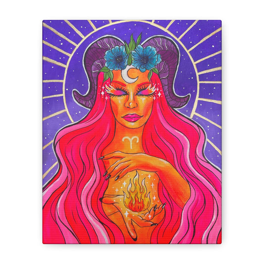 Aries Goddess Canvas Print