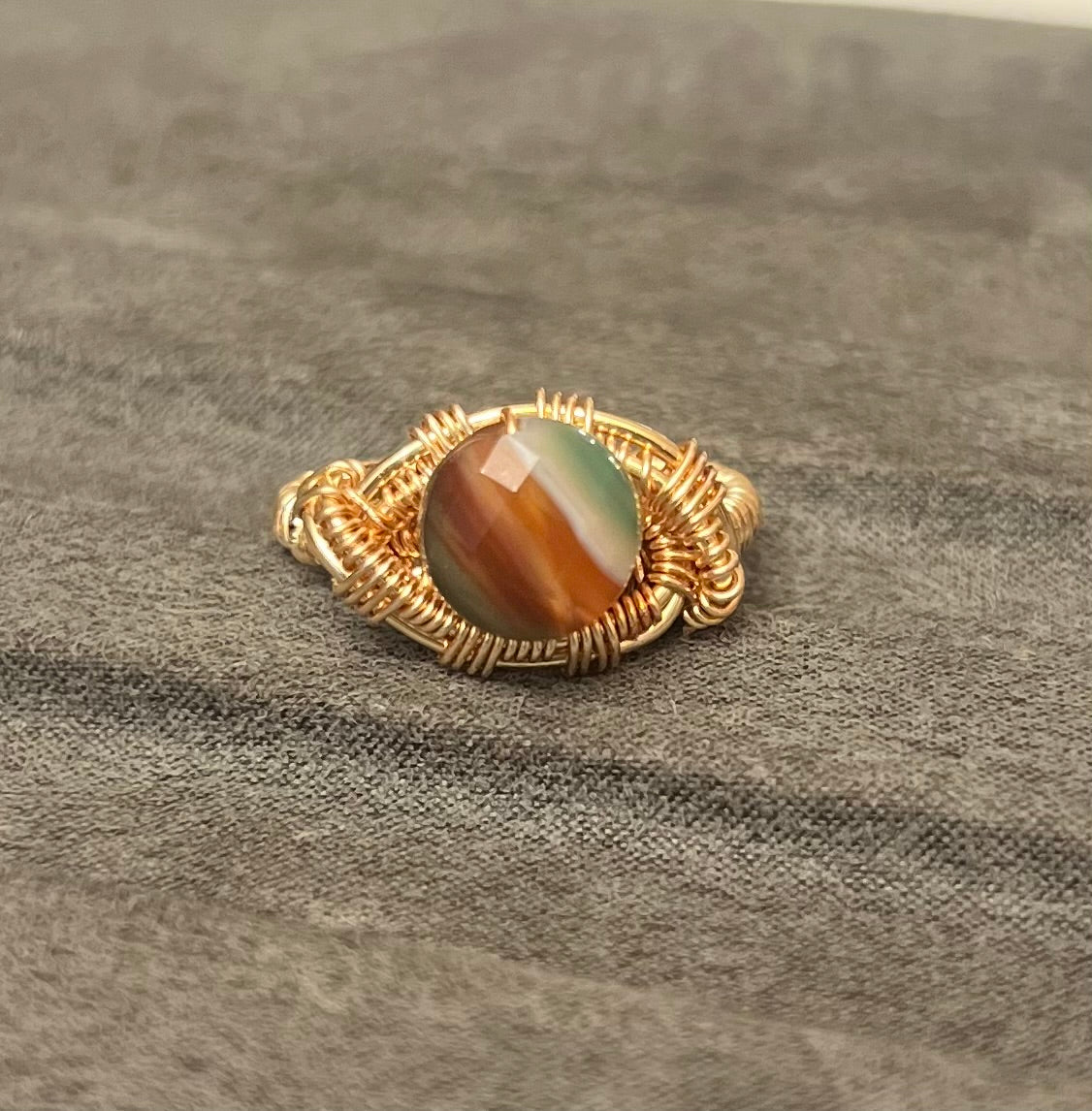 Wire wrapped Agate