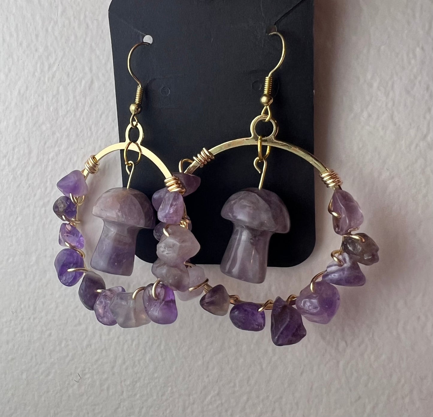 Amethyst’s Mushroom Hoops