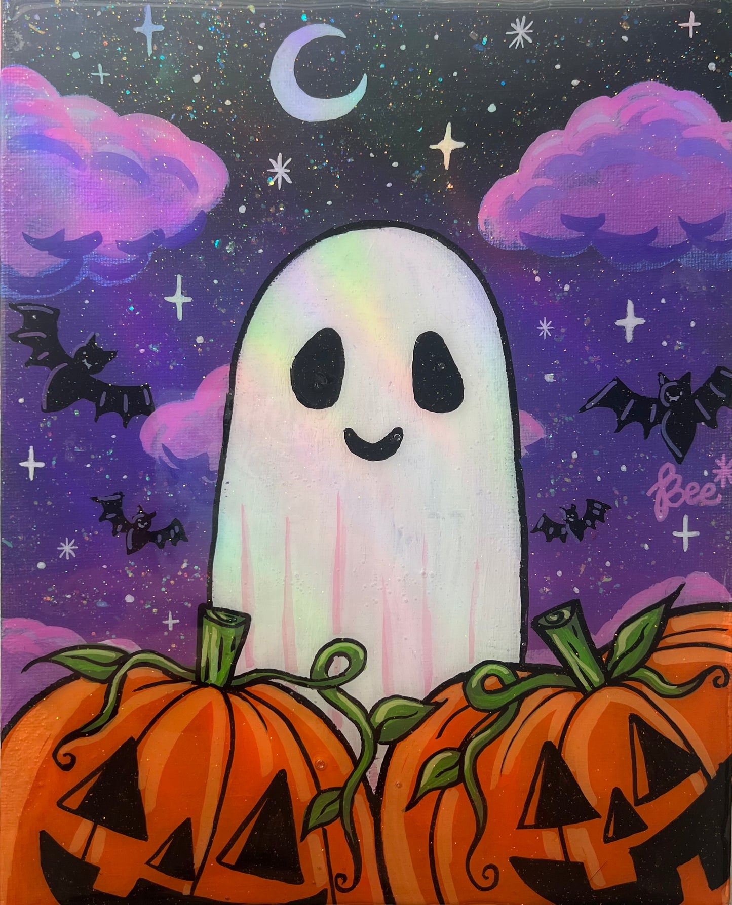 Pumpkin Patch Ghosty- Print