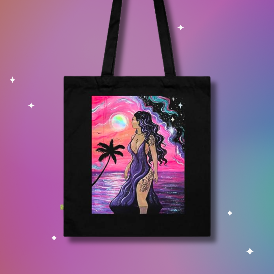 Sunset Seductress Organic Cotton Tote Bag