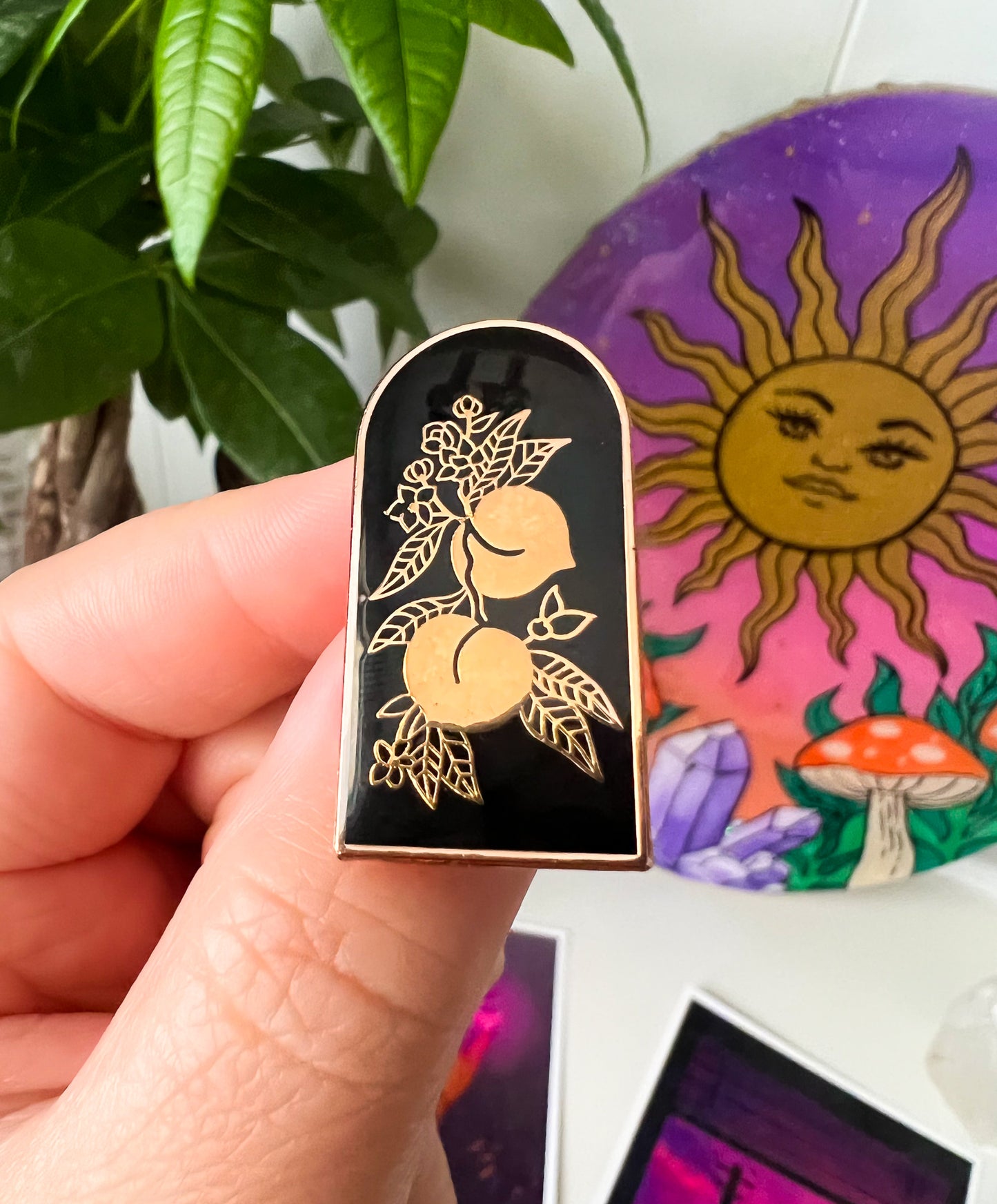 Just Peachy Enamel Pin