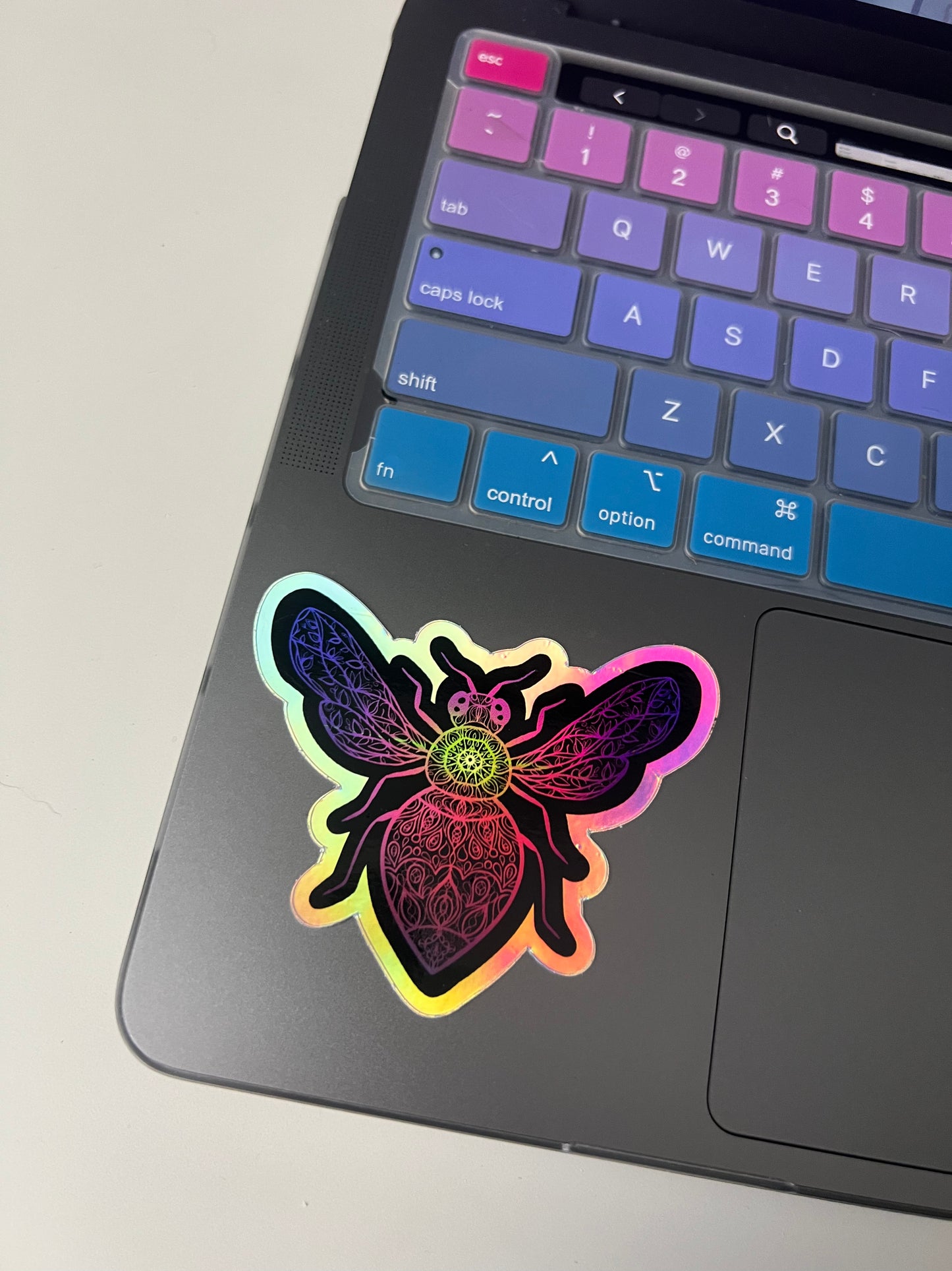 Holographic Bee Sticker