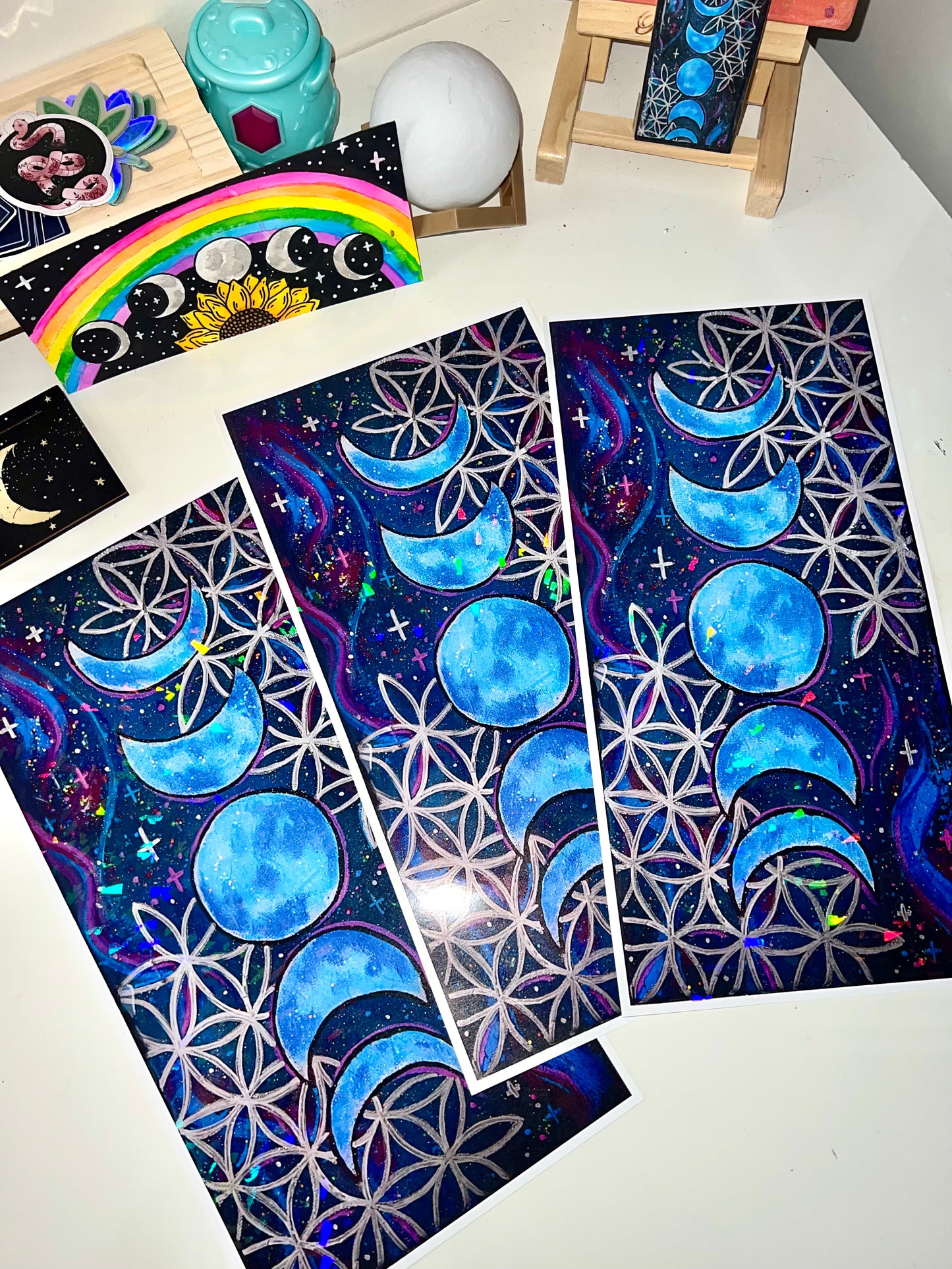 Selenite Dreams Holographic Print