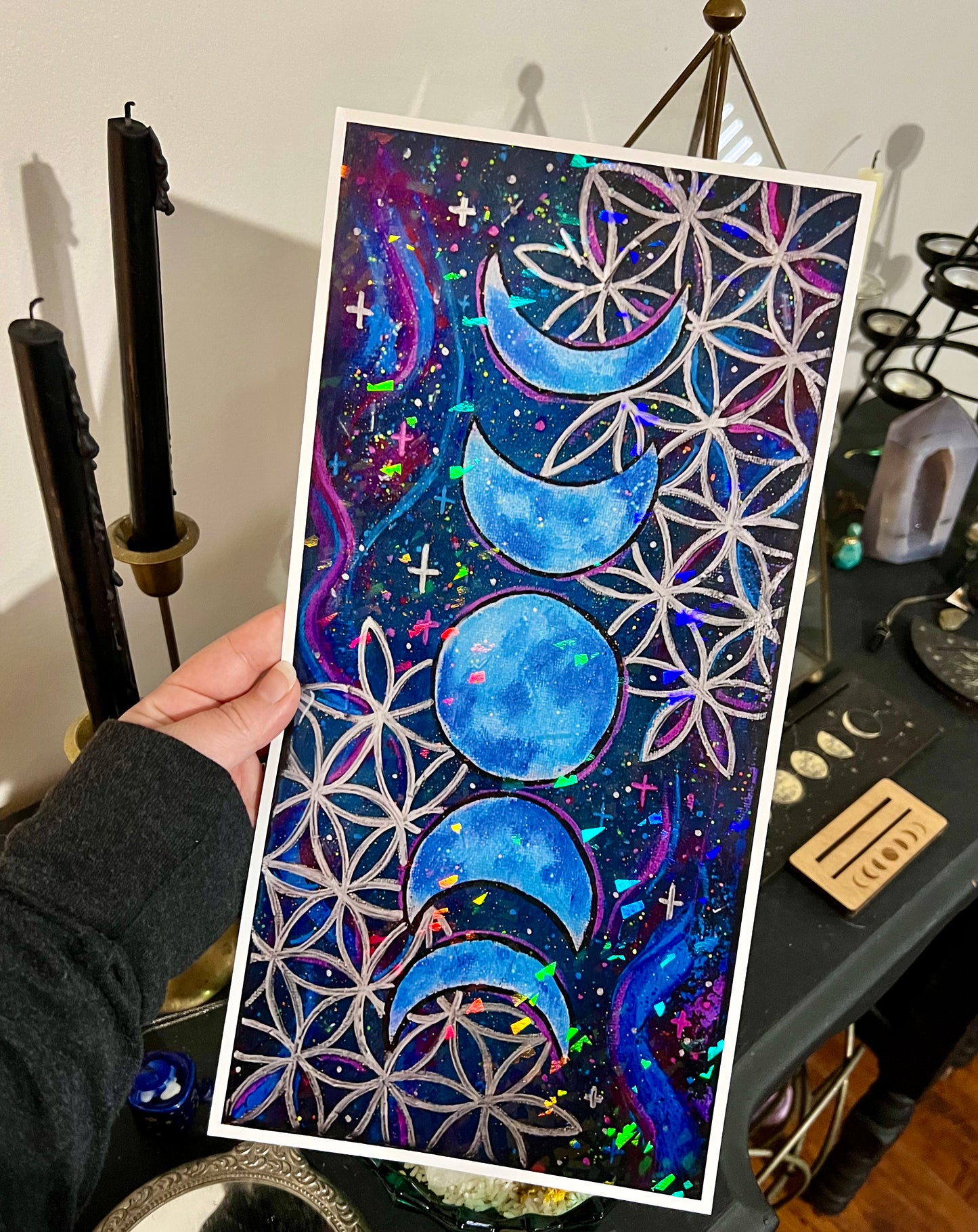 Selenite Dreams Holographic Print